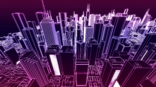 Background Graphics Video Hd, Technology, Negative, Microprocessor, City, Chip