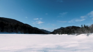 Butterfly Stock Video, Snow, Mountain, Ice, Landscape, Glacier