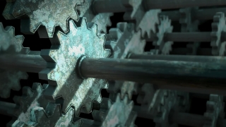 No Copyright Footage, Gear, Mechanism, Device, Gearing, Metal