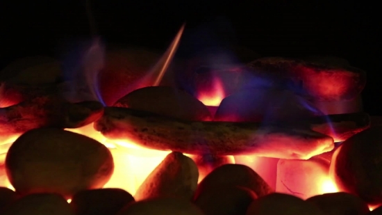 No Copyright Opening Video, Fireplace, Fire, Flame, Heat, Burn