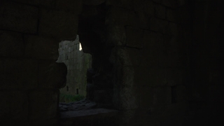 Old Film Stock Footage, Grave, Cell, Ancient, Stone, Architecture