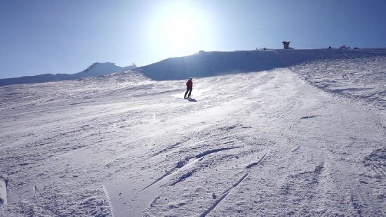 Video Clip Backgrounds, Slope, Ski Slope, Snow, Winter, Mountain