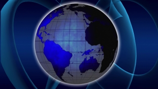 Stock Video, Globe, Grid, Planet, World, Sphere